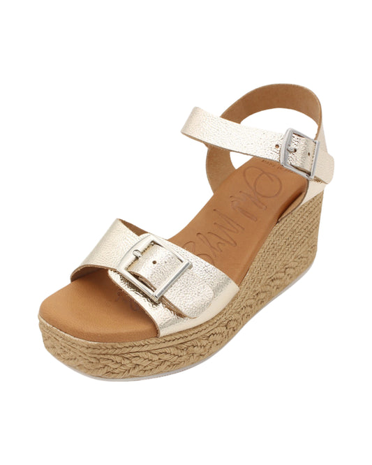 Oh! My Sandals - Ladies Shoes Gold (2137)