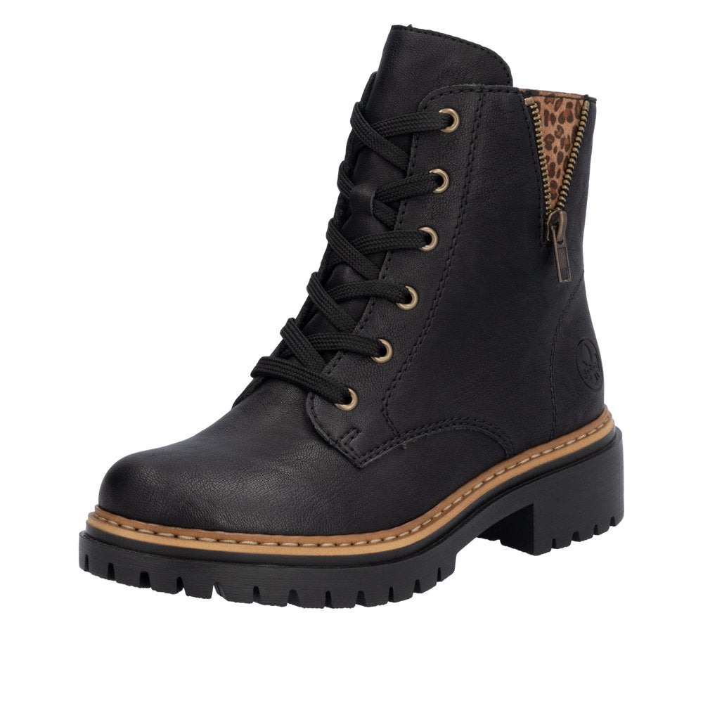 Rieker womens leather boots deals