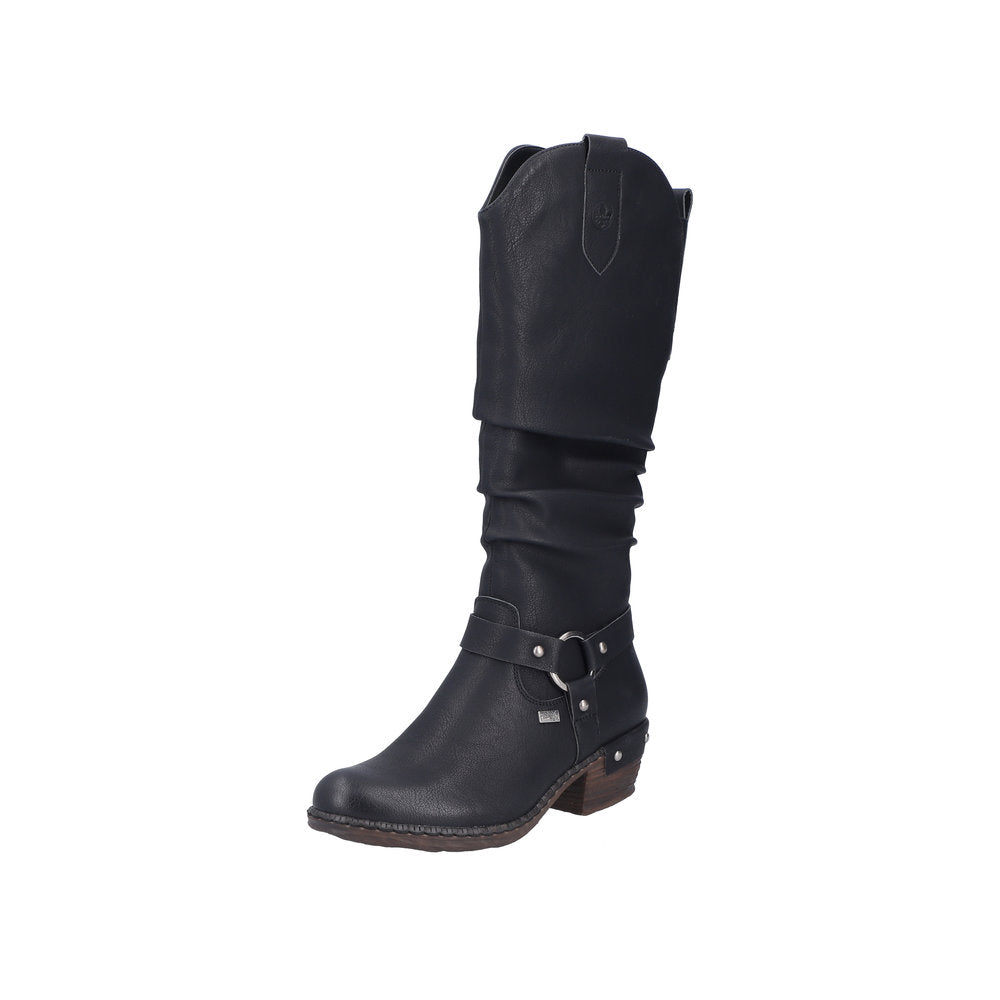 Rieker ladies black boots online