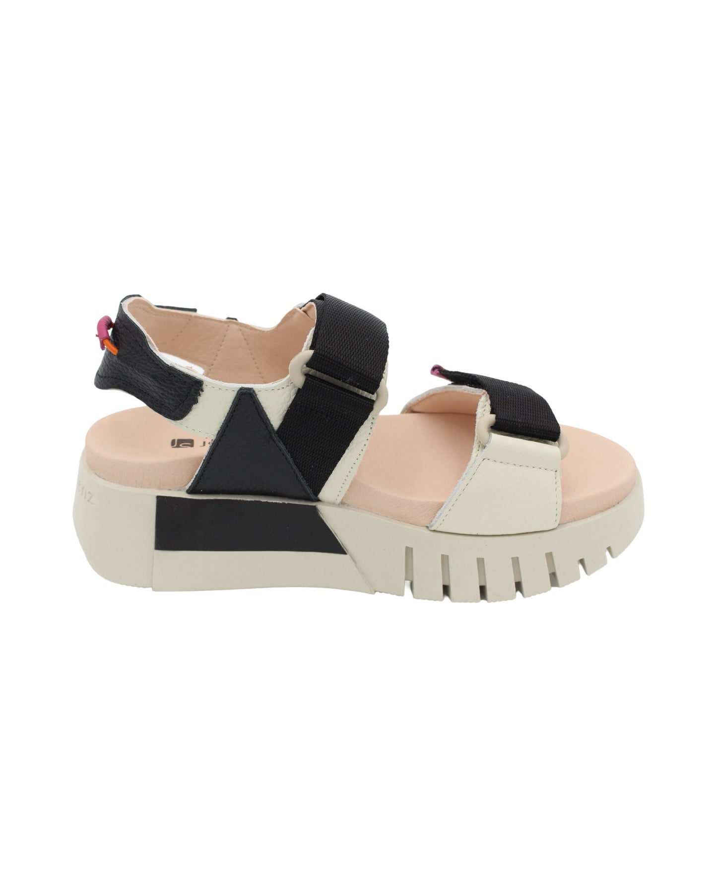 Jose Saenz - Ladies Sandals Cream, black (3096)