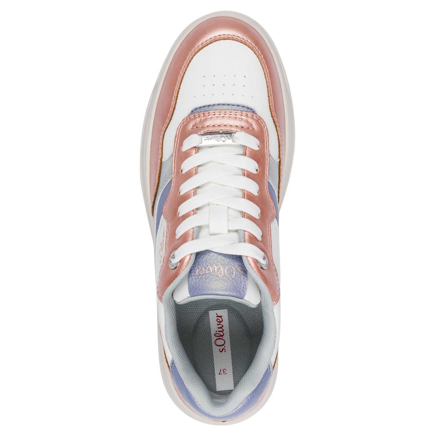 S.oliver - Ladies Trainers Pink Comb (3441)