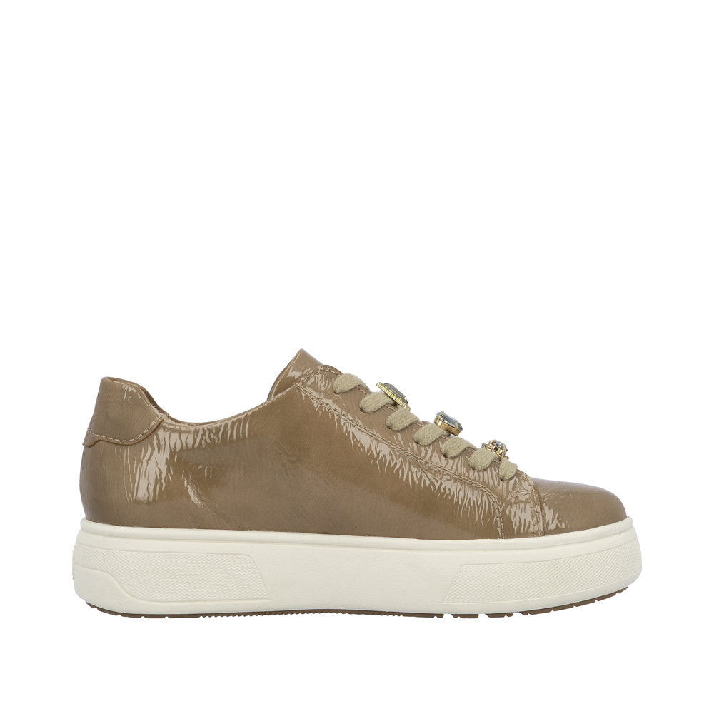 Rieker - Ladies Shoes Trainers Coffee (3666)