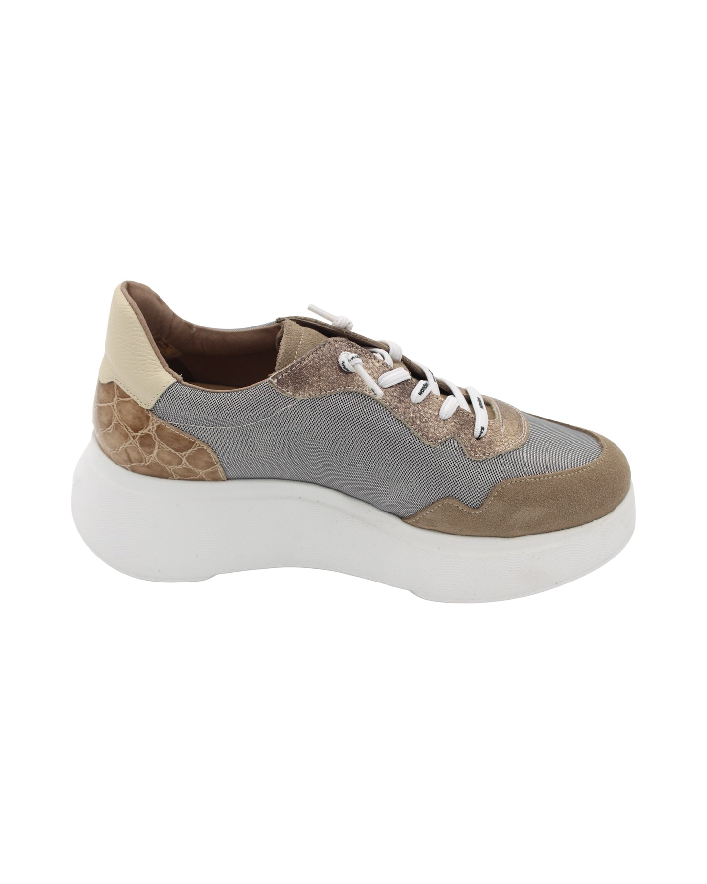 Wonders - Ladies Trainers Taupe, Cream (3683)