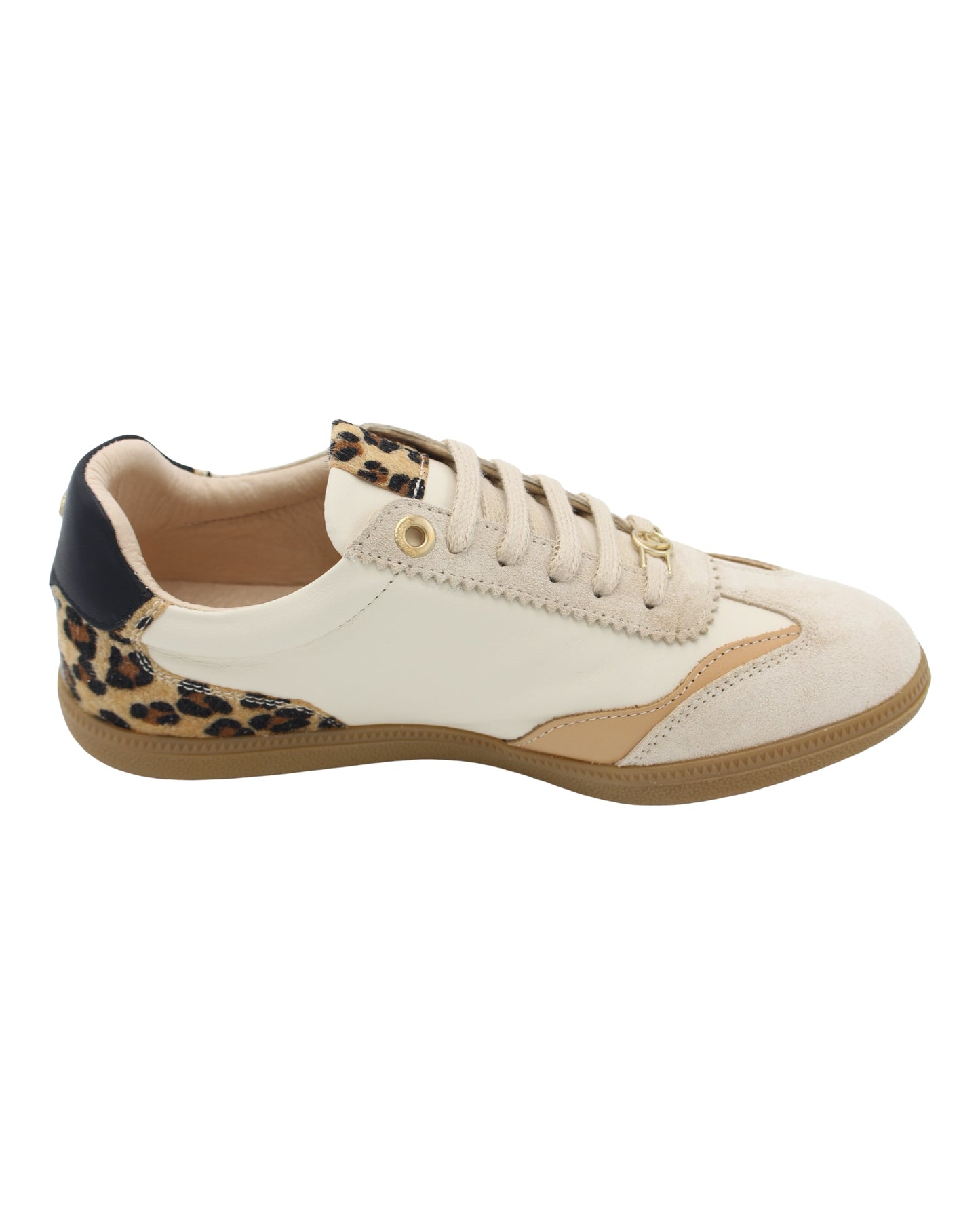 Carmela - Ladies Trainers Beige, Leopard (3726)