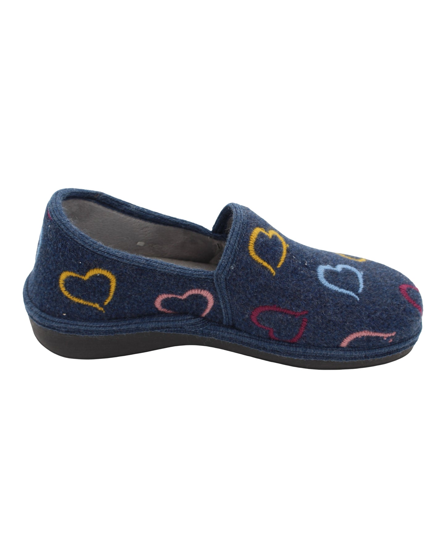 Lunar - Ladies House Shoes Navy (3755)