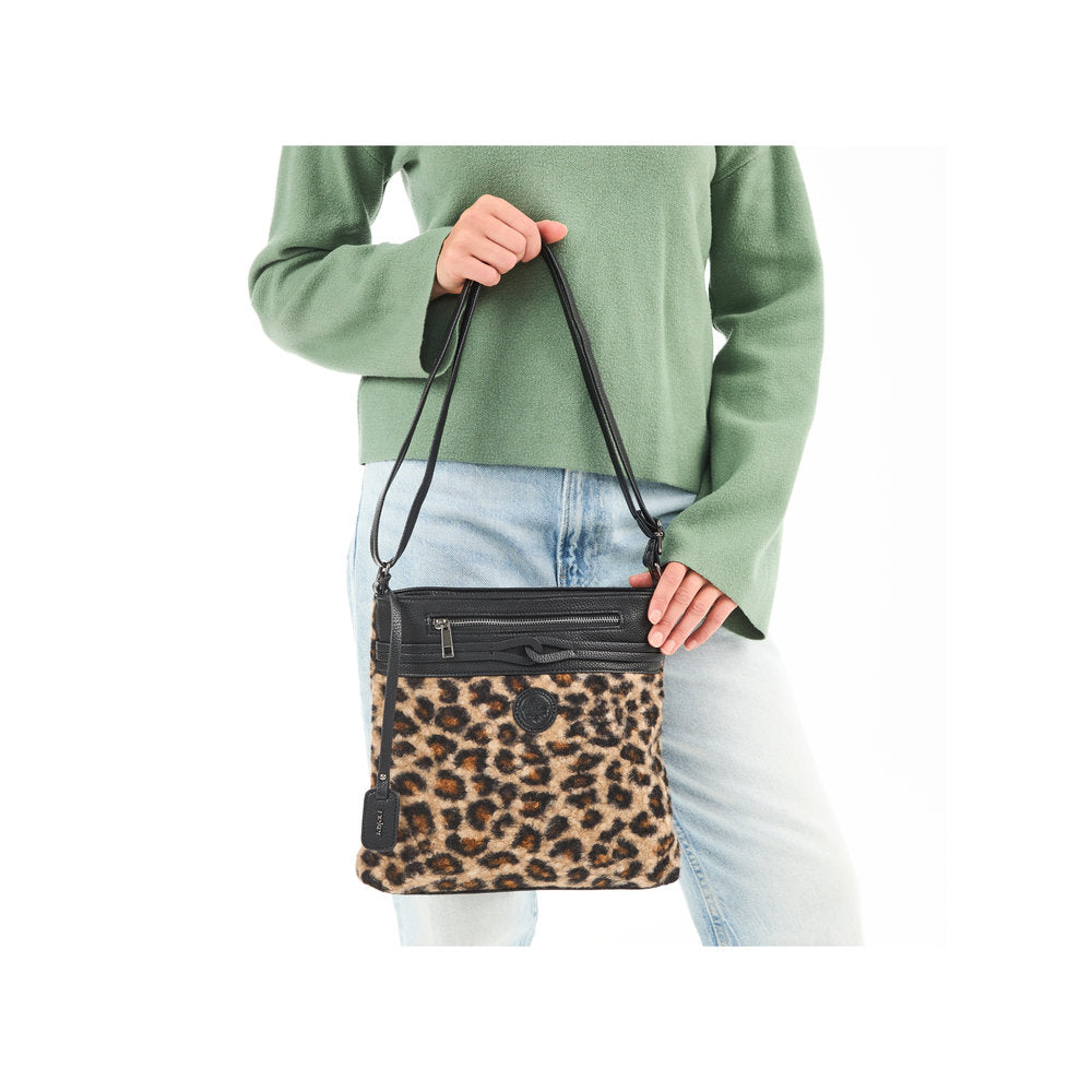 Rieker - Accessories Bags Leopard, Black (3780)