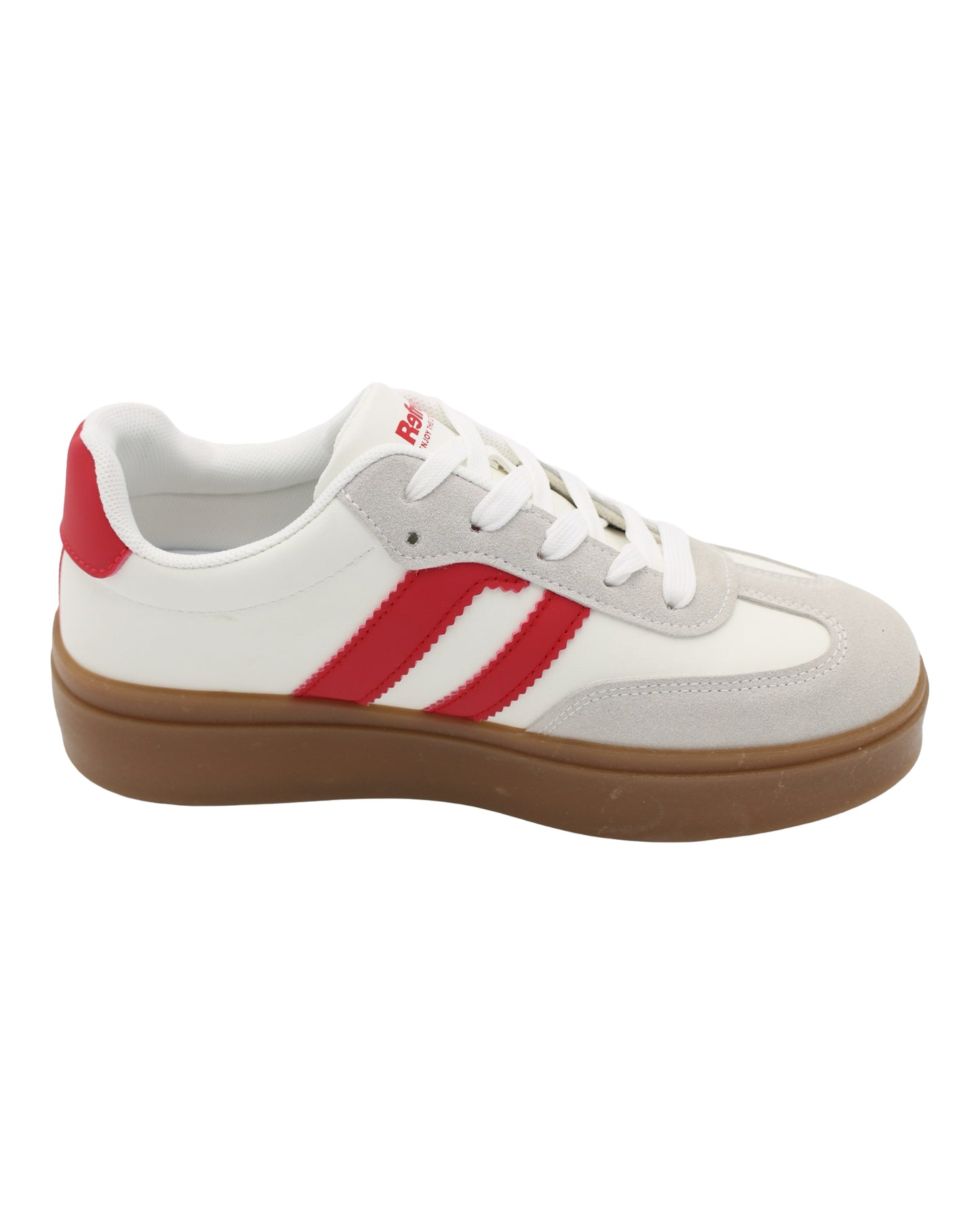Refresh - Ladies Trainers White, Grey, Red (3859)