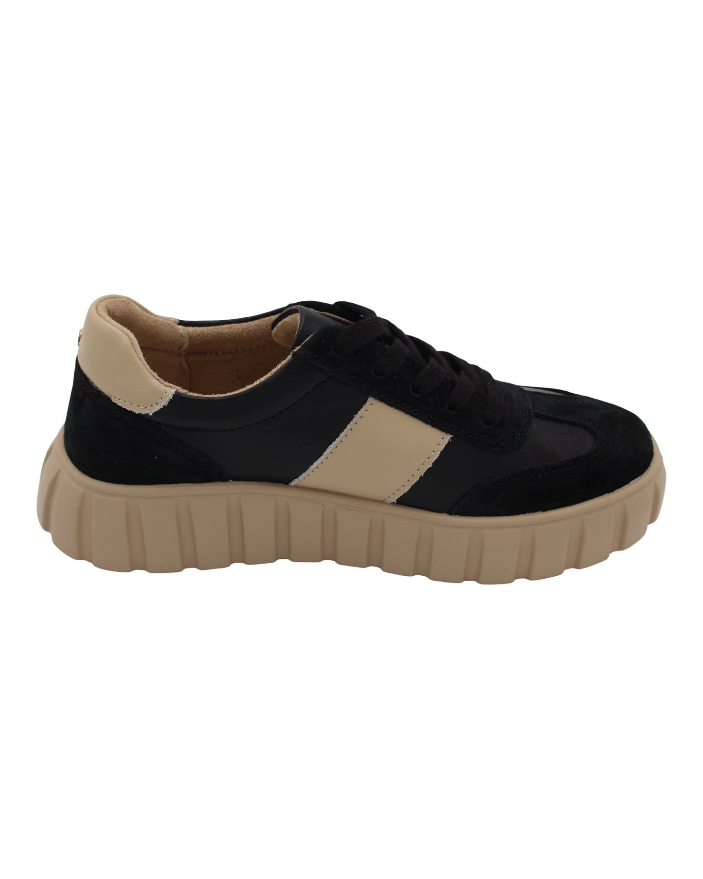 Kate Appleby - Ladies Trainers Black, Beige (3957)