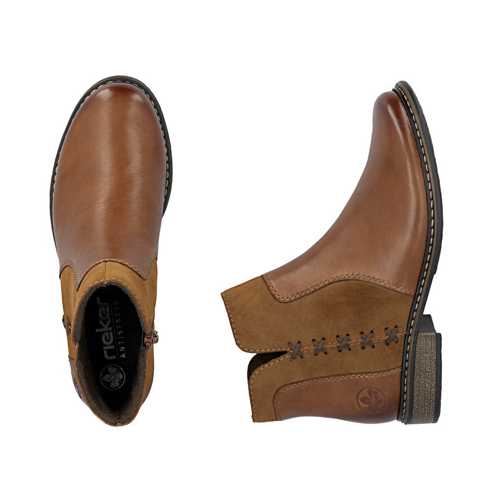 Rieker - Ladies Ankle Boots Brown (3977)