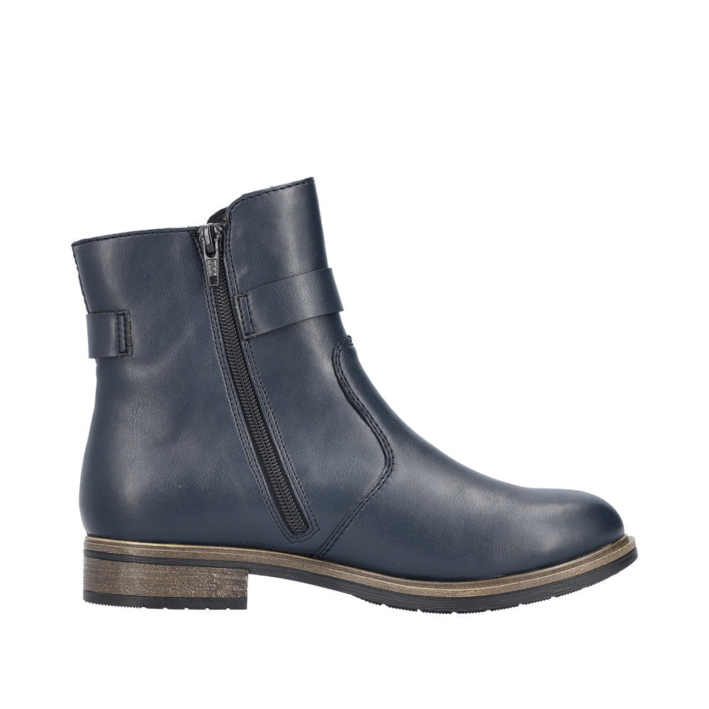 Rieker - Ladies Ankle Boots Navy (3978)