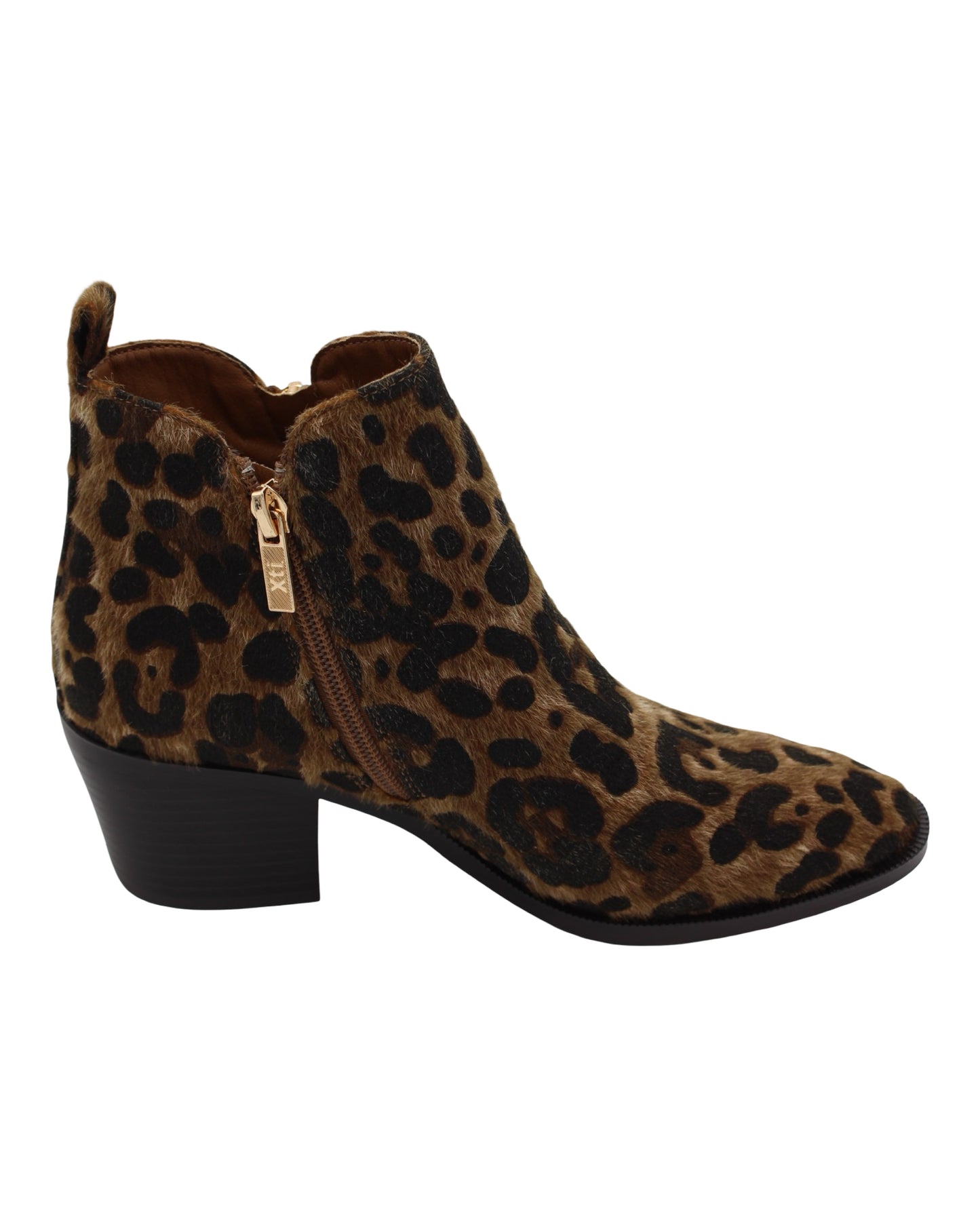 Xti - Ladies Ankle Boots Camel, Leopard (3987)