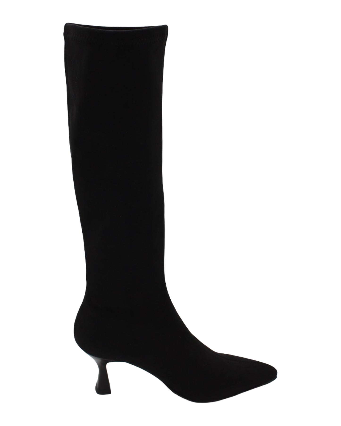 Miss Elastic - Ladies Long Boots Black (4069)