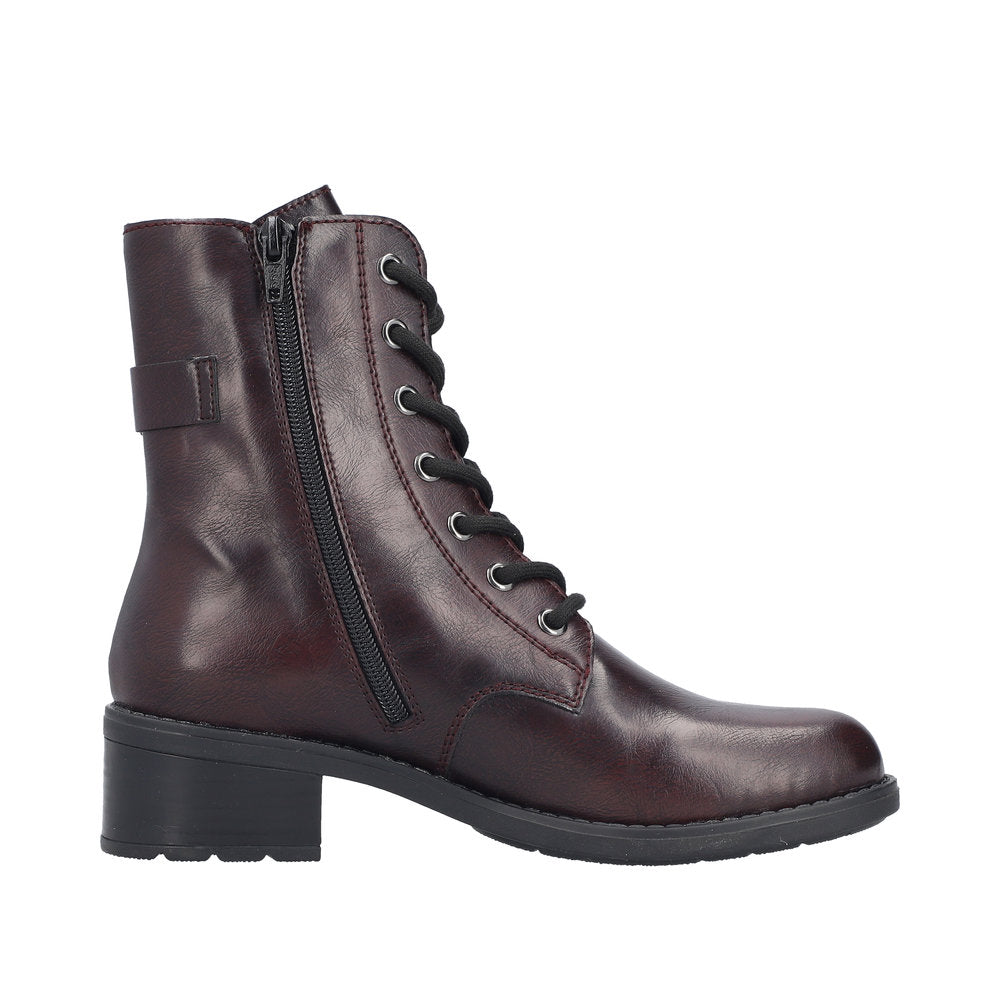 Rieker - Ladies Ankle Boots Wine (4075)