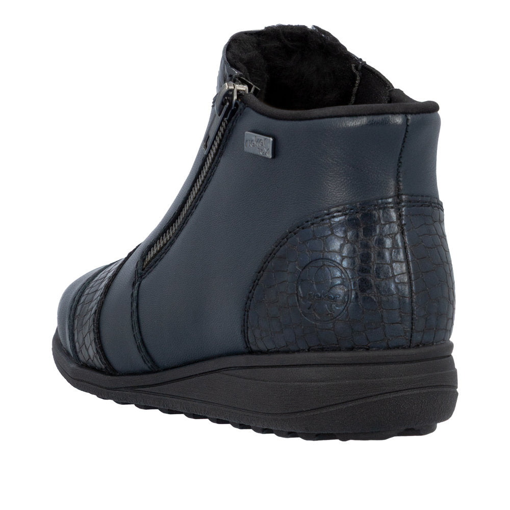 Rieker - Ladies Ankle Boots Navy (4076)