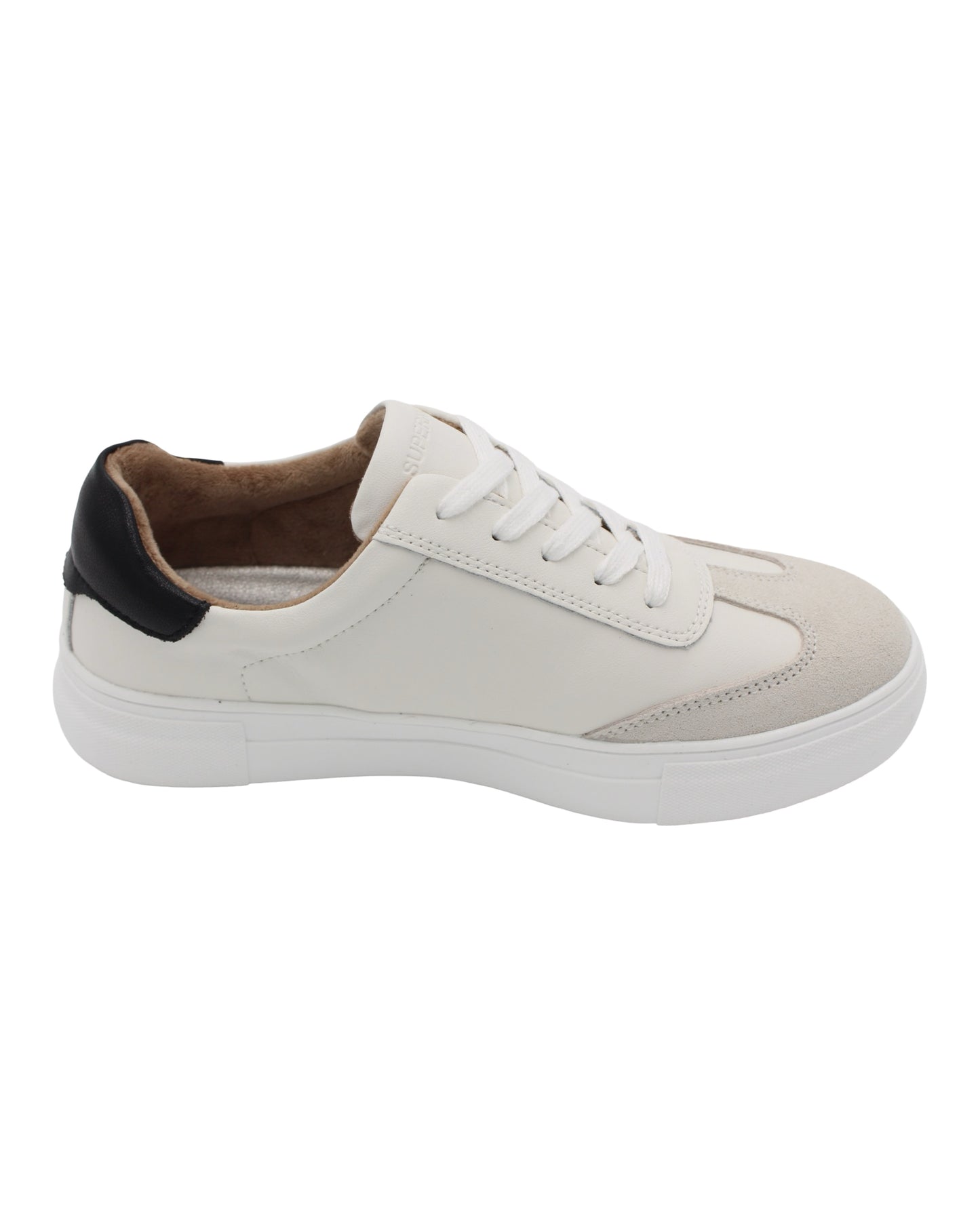 Drilleys - Ladies Trainers White, Black (4081)