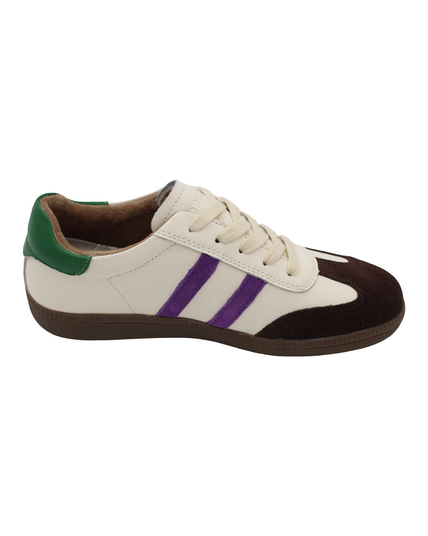 Drilleys - Trainers White, Chocolate, Purple (4299)