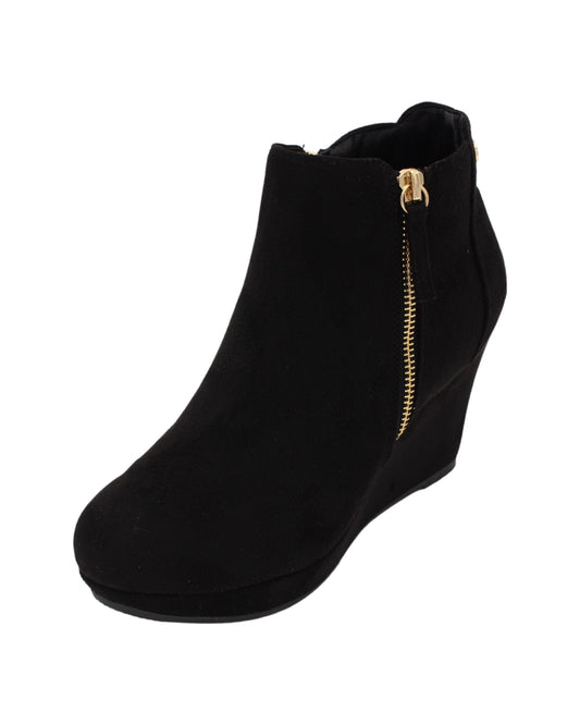 Xti Ankle Boots  Black Wedge