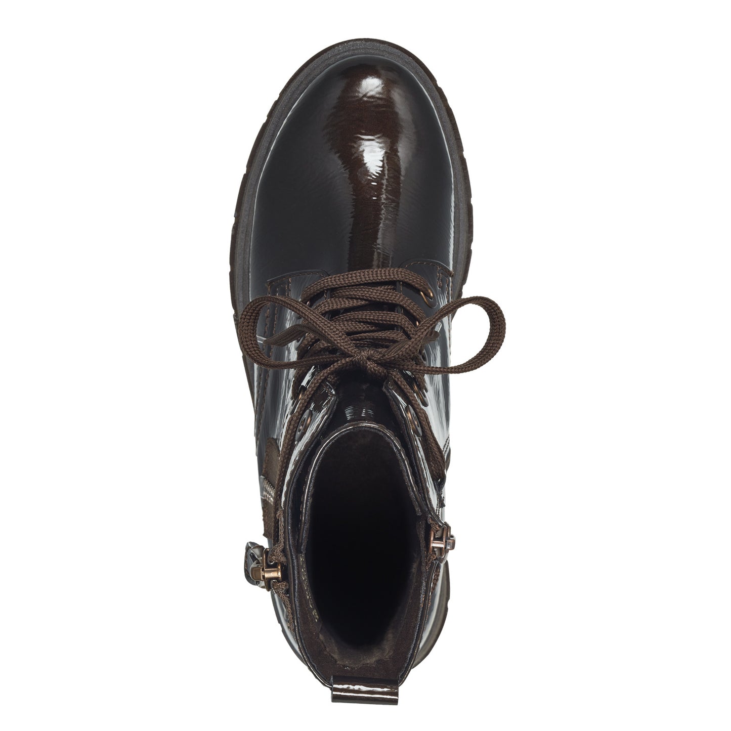 Marco Tozzi Ankle Boots  Mocha Patent