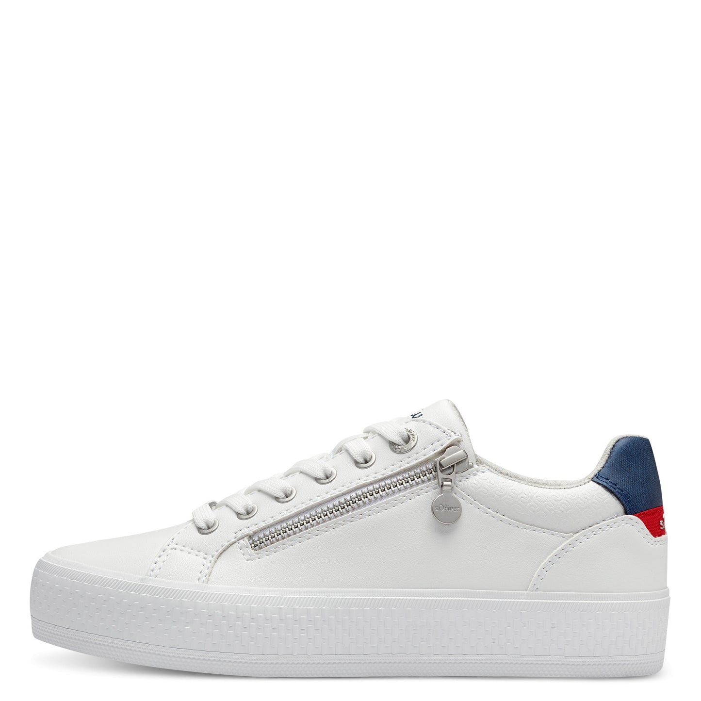 S.oliver - Ladies Shoes Trainers White, Navy (1910)