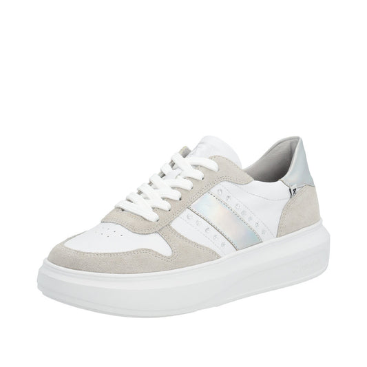 Rieker - Ladies Shoes Trainers White, Grey (1937)