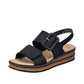 Rieker - Ladies Shoes Sandals Black (2053)