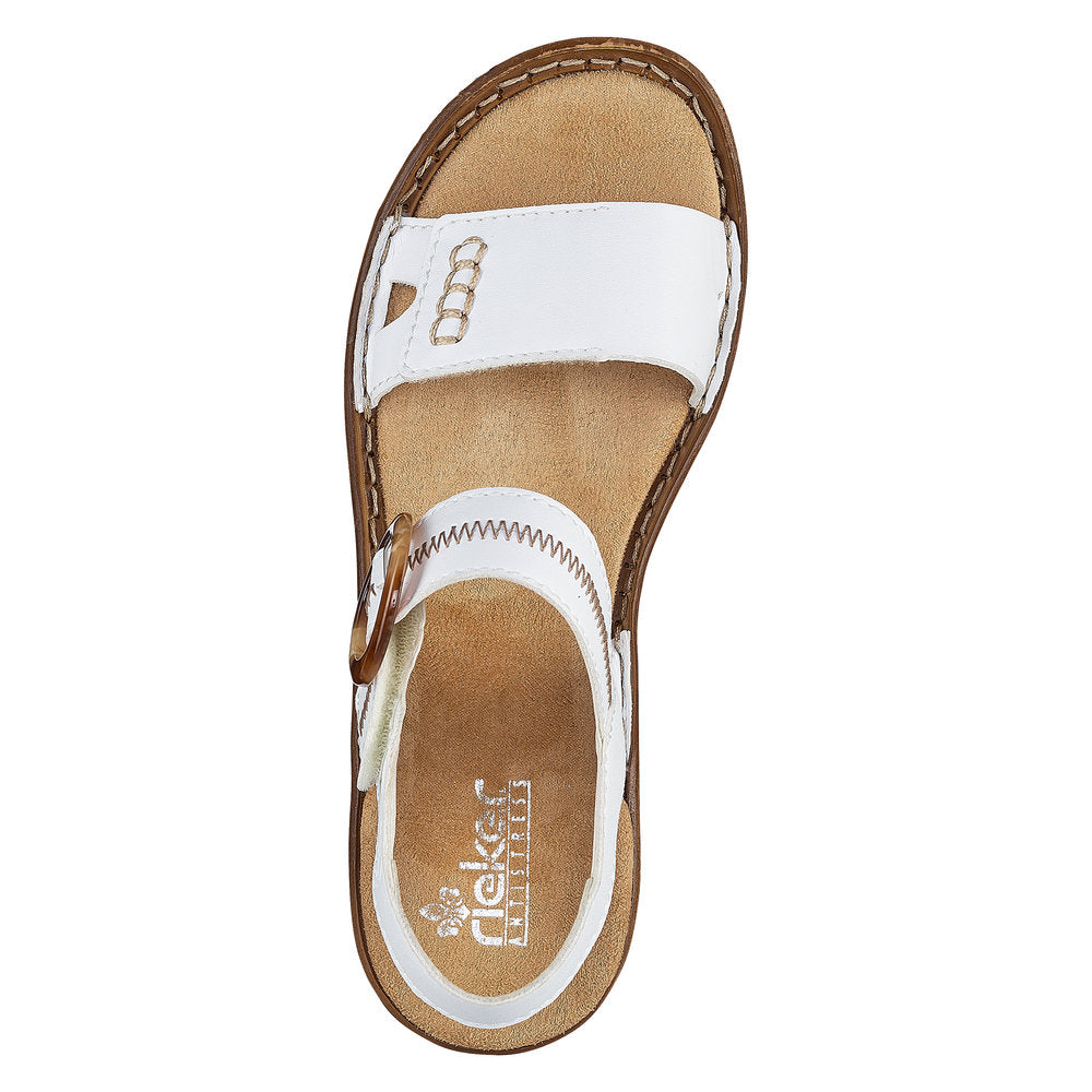 Rieker - Ladies Shoes Sandals White (2083)