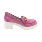 Zanni - Ladies Shoes Loafers Fuchsia Tweed (2099)