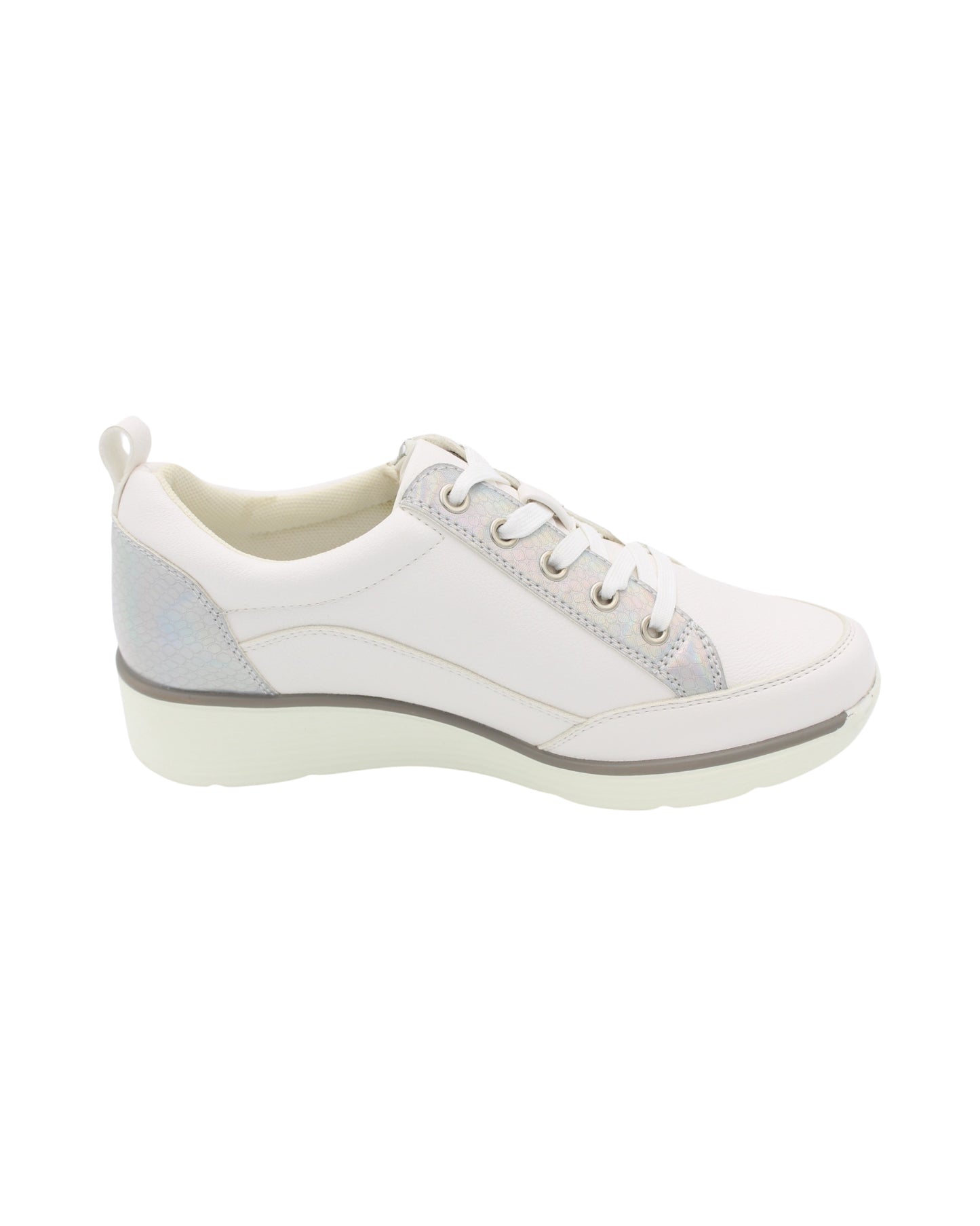 Lunar - Ladies Shoes Trainers White, Silver (2106)