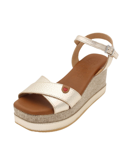 Oh! My Sandals - Ladies Shoes Gold (2124)