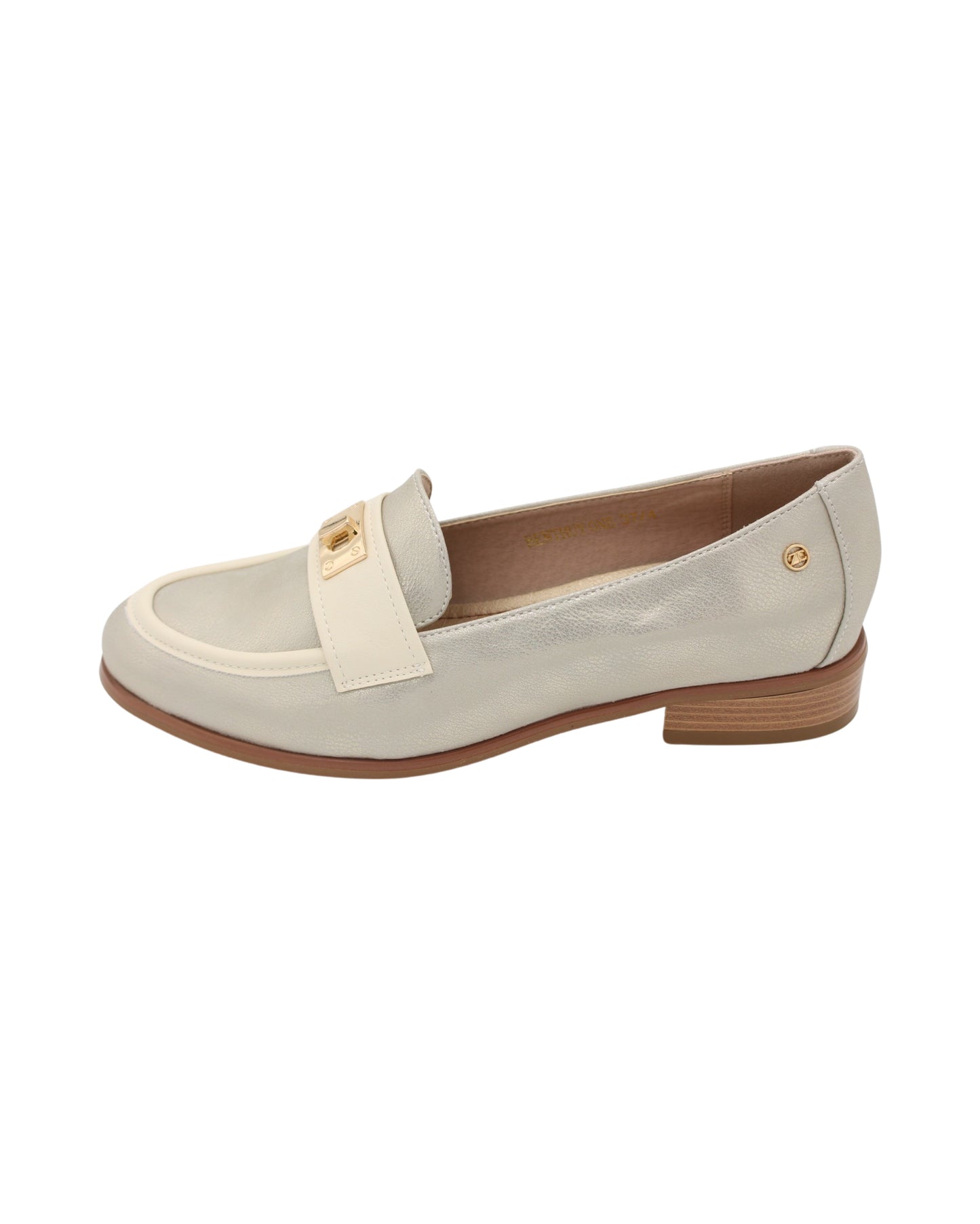 Zanni - Ladies Shoes Loafers Grey, Cream (2155)