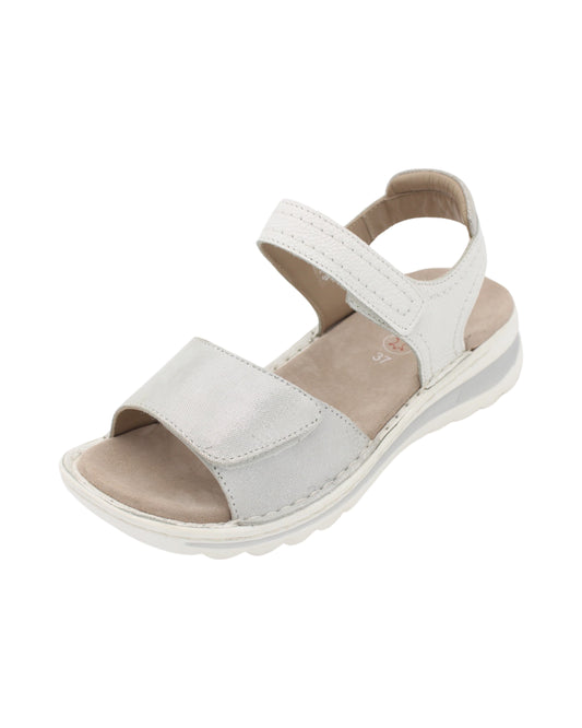 Ara - Ladies Shoes Sandals Silver, White (2210)