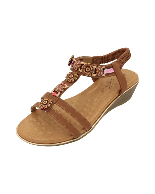 Lunar - Ladies Shoes Sandals Tan (2213)