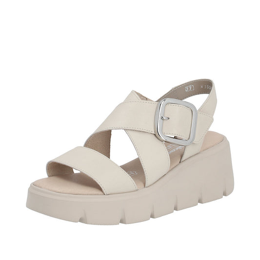 Rieker - Ladies Shoes Sandals Cream (2217)