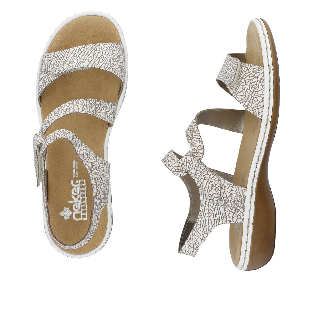 Rieker - Ladies Shoes Sandals White (2219)