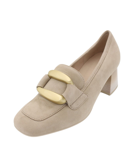 Gabor - Ladies Shoes Loafers Cream,  Gold (2222)