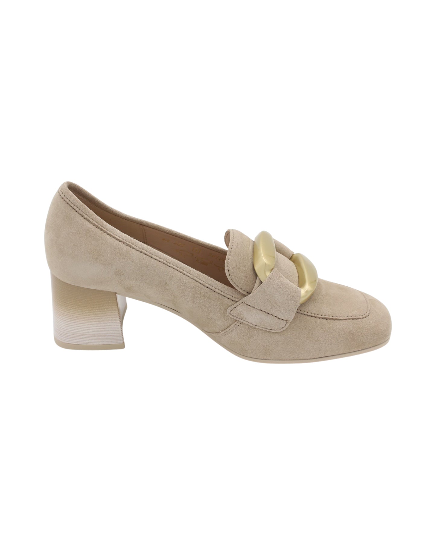 Gabor - Ladies Shoes Loafers Cream,  Gold (2222)
