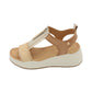 Carmela - Ladies Shoes Sandals Tan, Cream (2234)