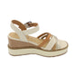 Carmela - Ladies Shoes Sandals Cream, Tan (2235)