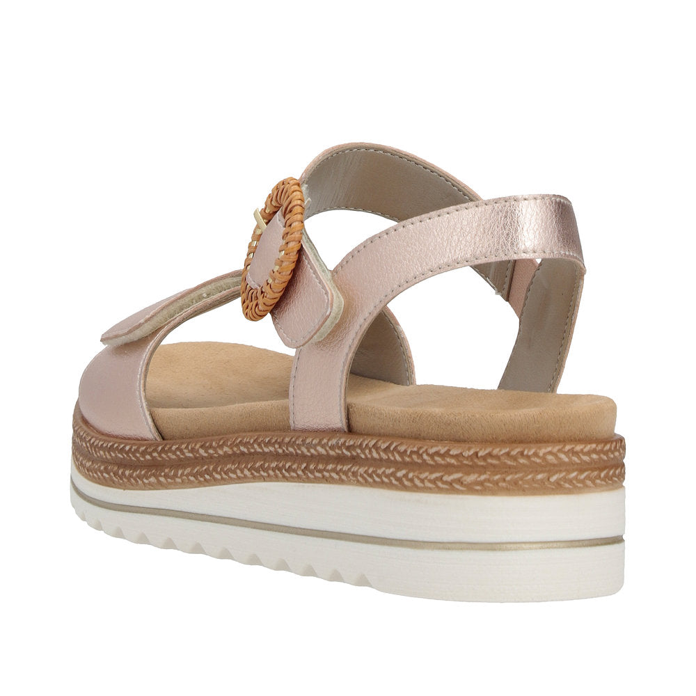 Remonte - Ladies Shoes Sandals Rose Gold (2243)
