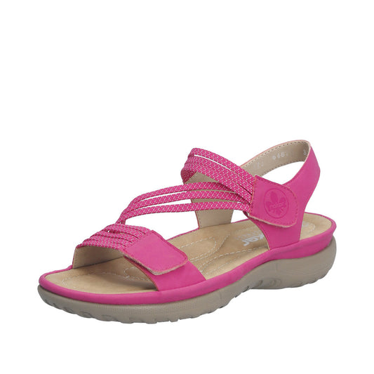 Rieker - Ladies Shoes Sandals Fuchsia (2245)