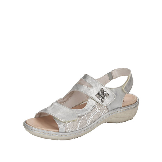 Remonte - Ladies Shoes Sandals Silver (2246)