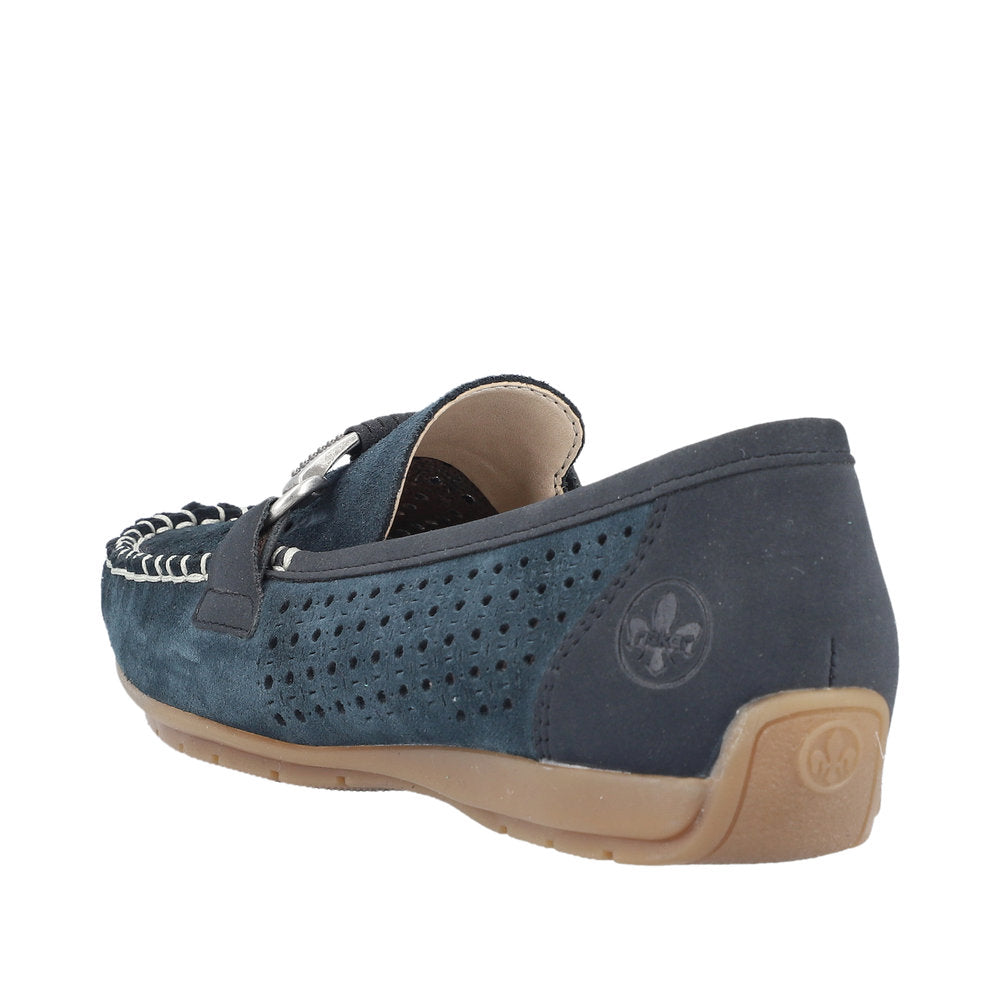 Rieker - Ladies Shoes Loafers Navy (2382)