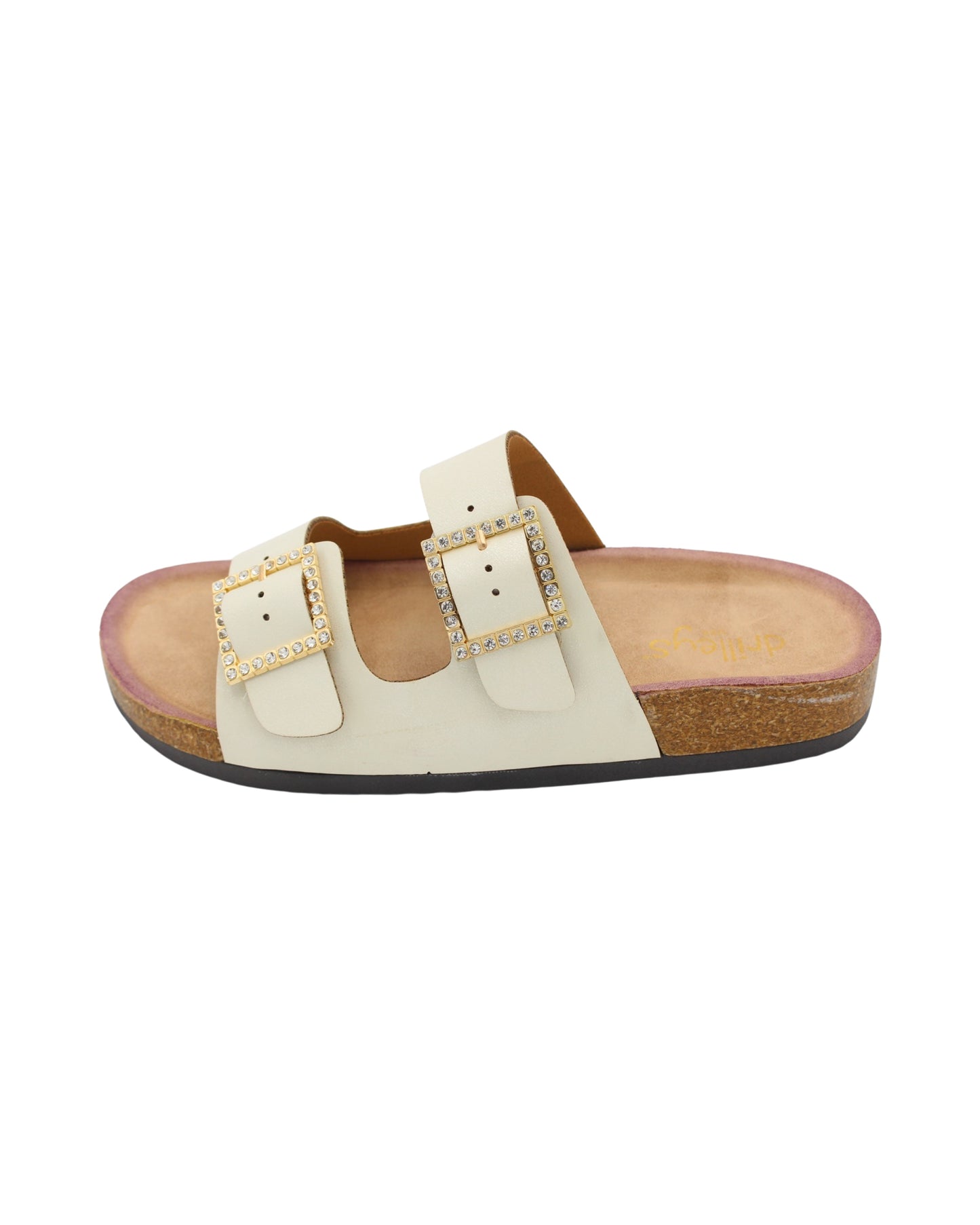 Drilleys - Ladies Shoes Sandals Cream (2397)