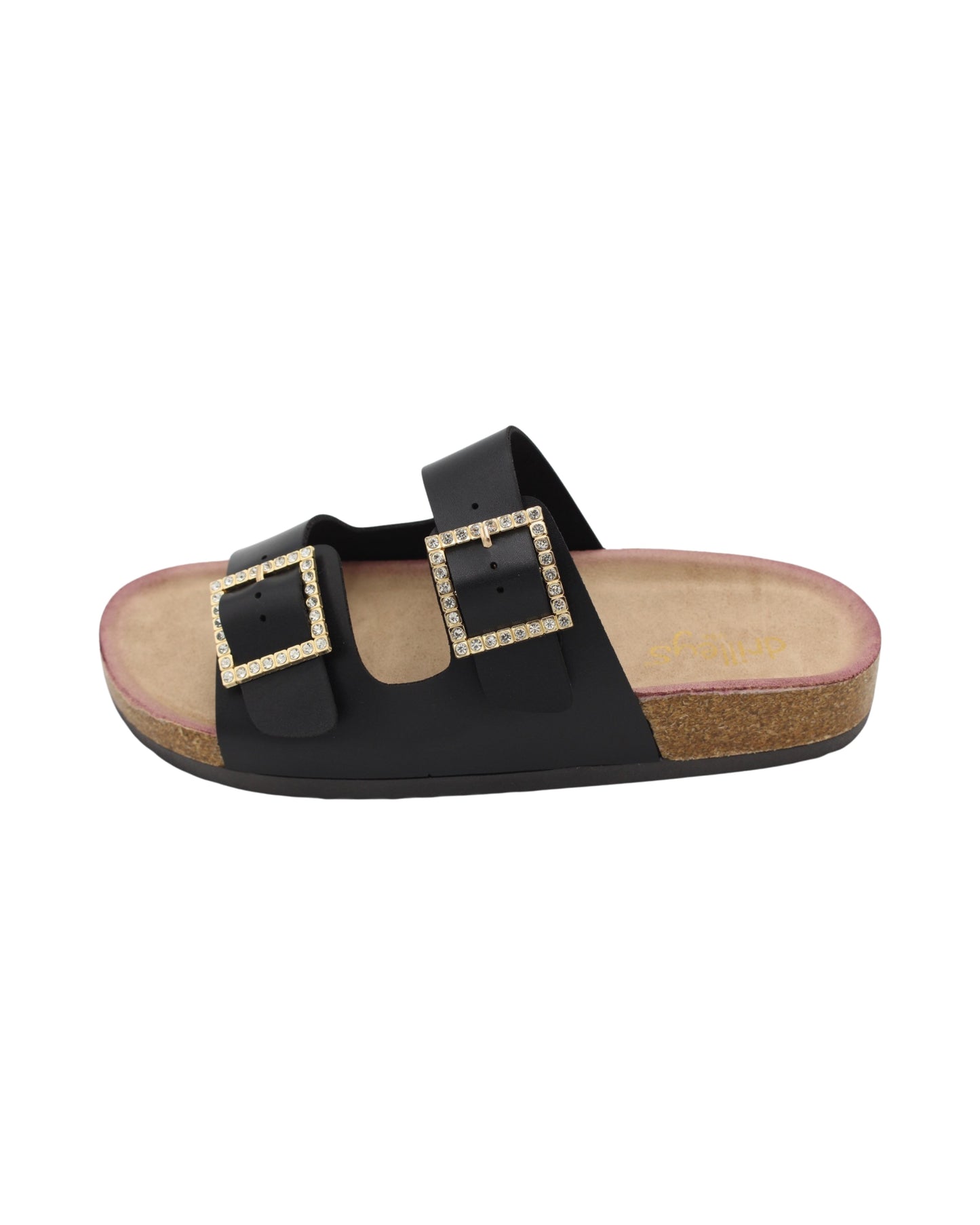 Drilleys - Ladies Shoes Sandals Black (2398)