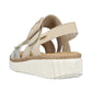 Rieker - Ladies Shoes Sandals Beige, Gold (2406)