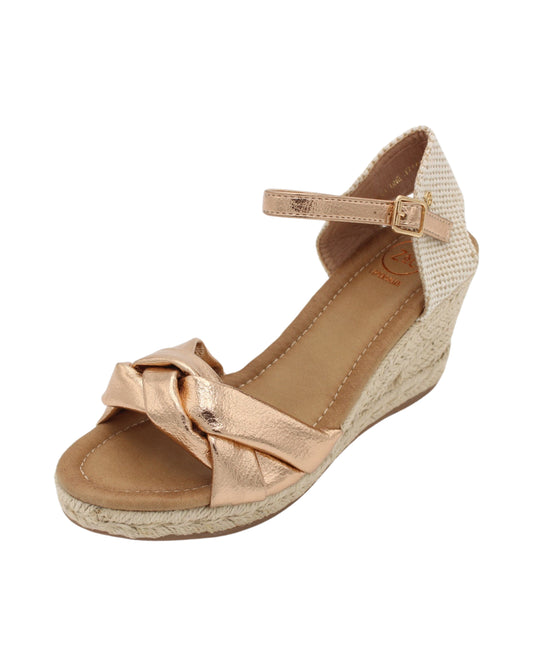 Zanni - Ladies Shoes Sandals Rose Foil (2427)