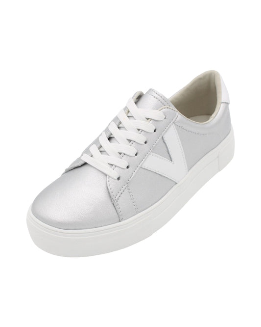 Drilleys - Ladies Shoes Trainers Silver (2438)