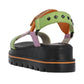 Rieker - Ladies Shoes Sandals Green, Orange, Lilac (2446)