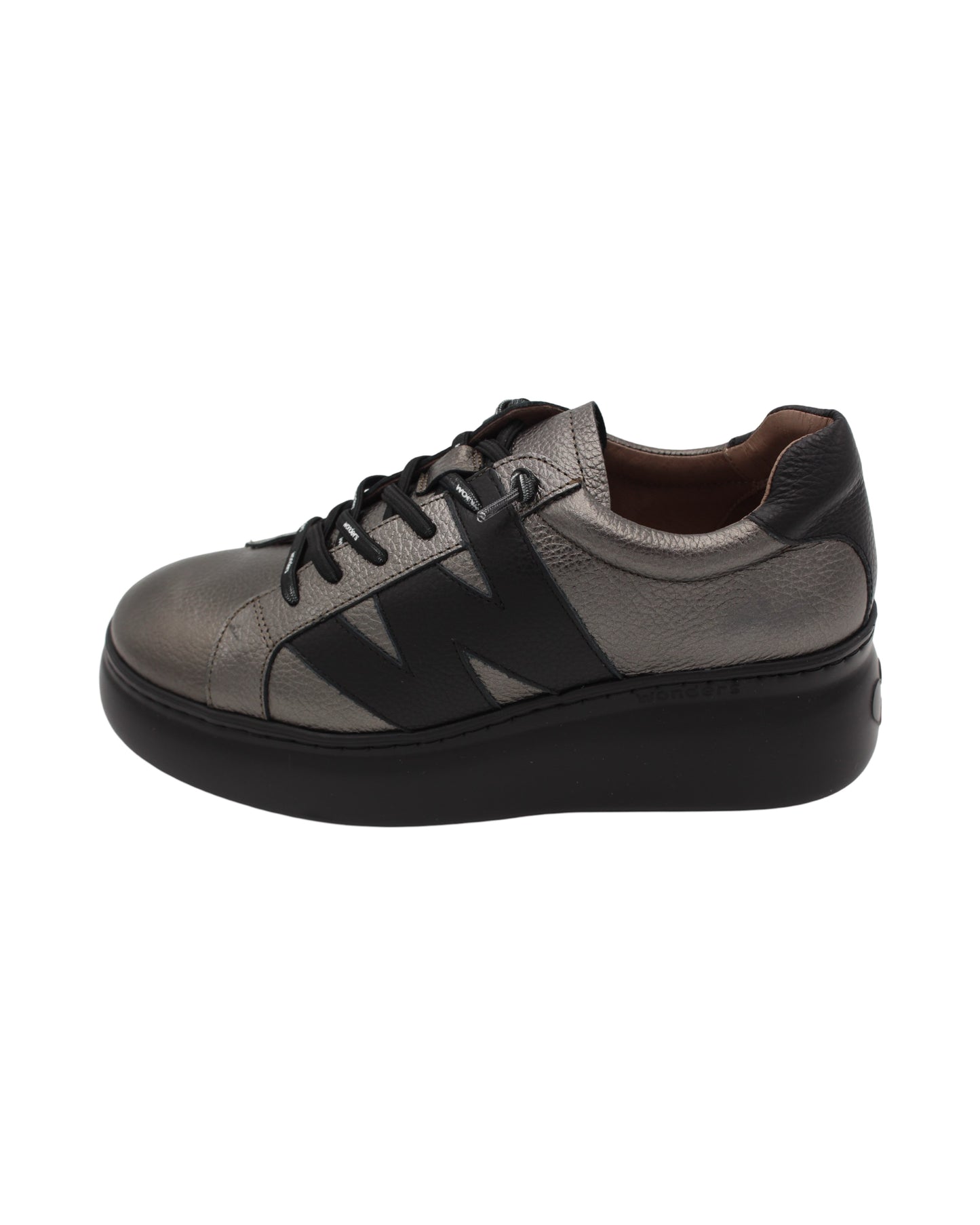 Wonders - Ladies Shoes Trainers Pewter Metallic (2500)