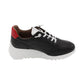 Wonders - Ladies Shoes Trainers Black, Silver (2504)